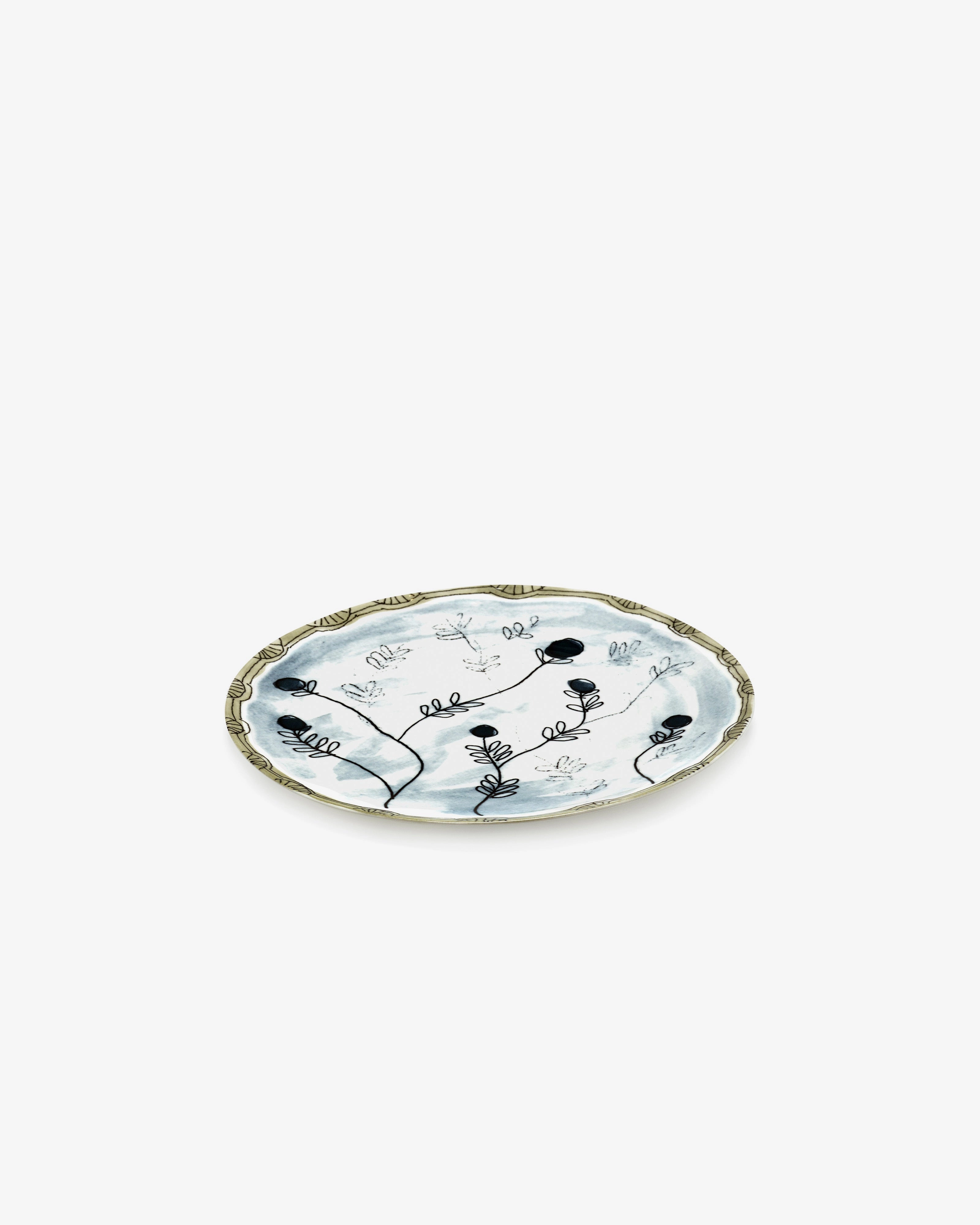 Starter plate Mirtillo tea Midnight Flowers
