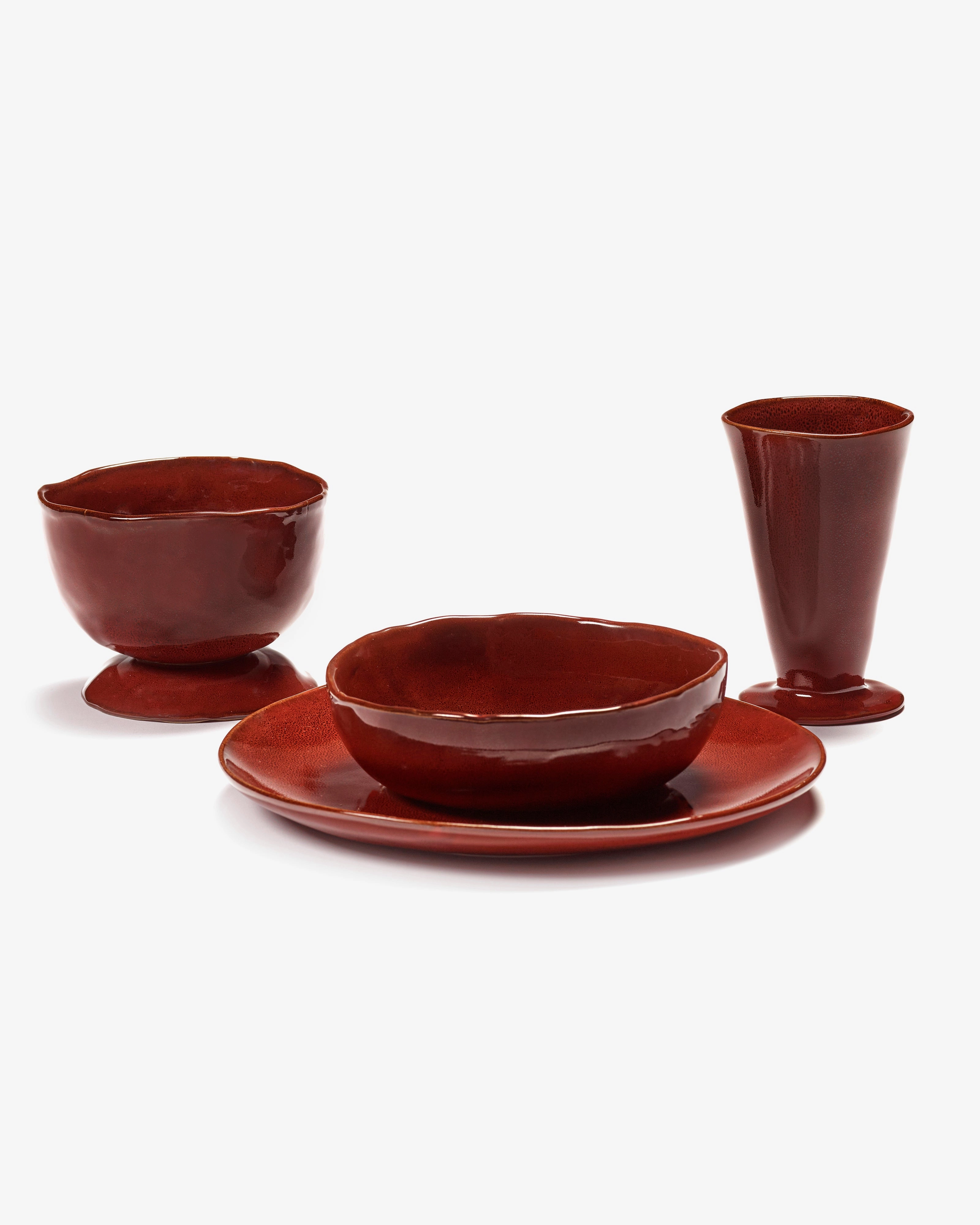 Starter plate venetian red La Mre