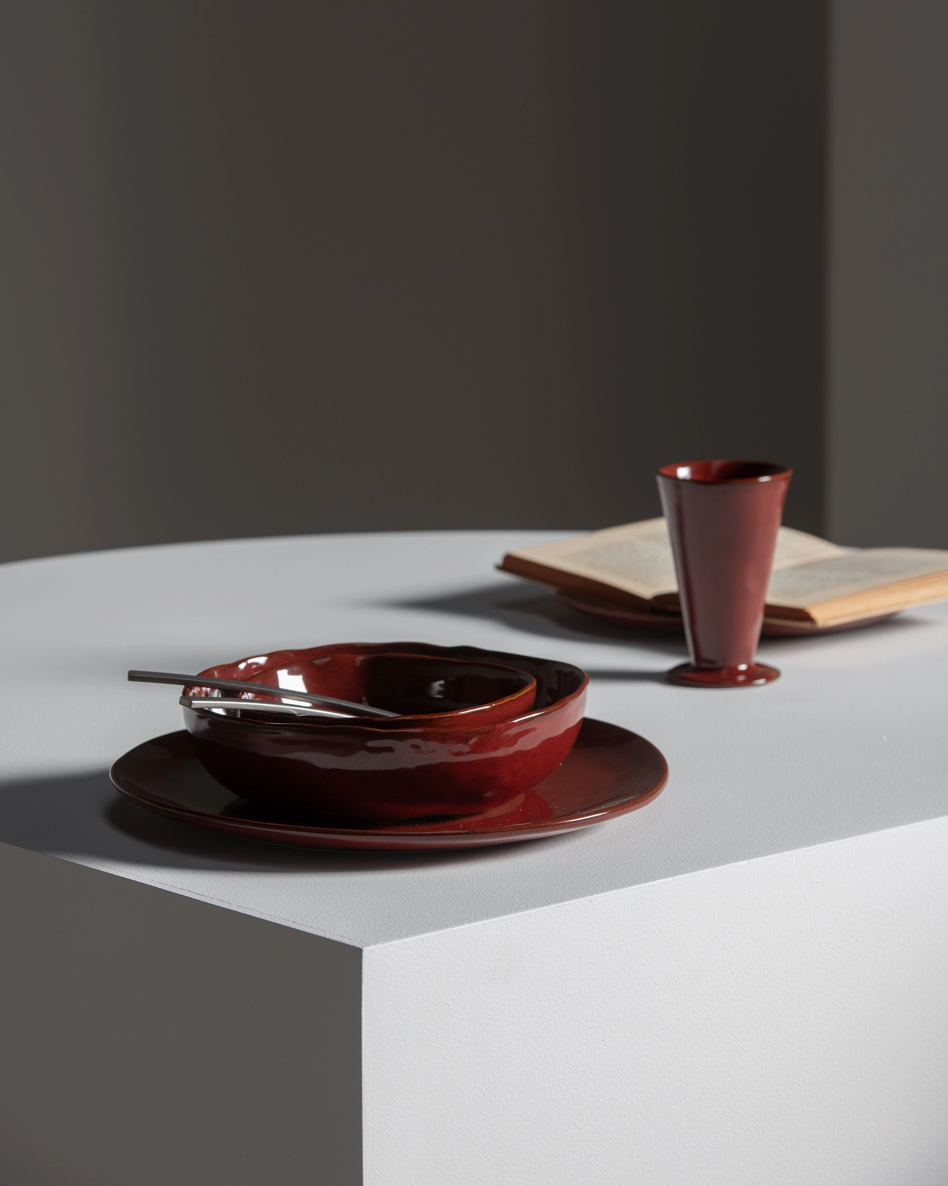 Starter plate venetian red La Mre