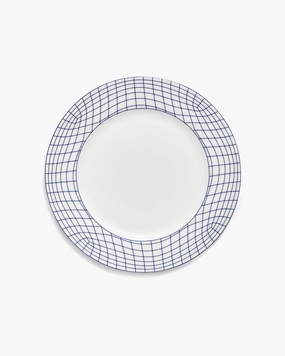 Starter plate white - blue Nido