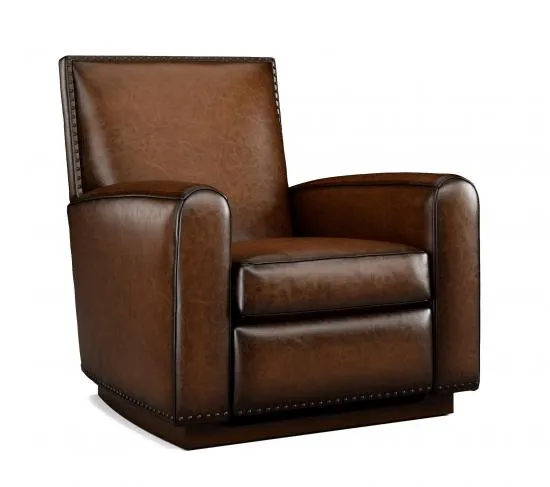 Stately Sauvage Leather Recliner