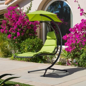 Steel Hanging Lounge Chair with Cushion - NH661592 chandelier, pendant light