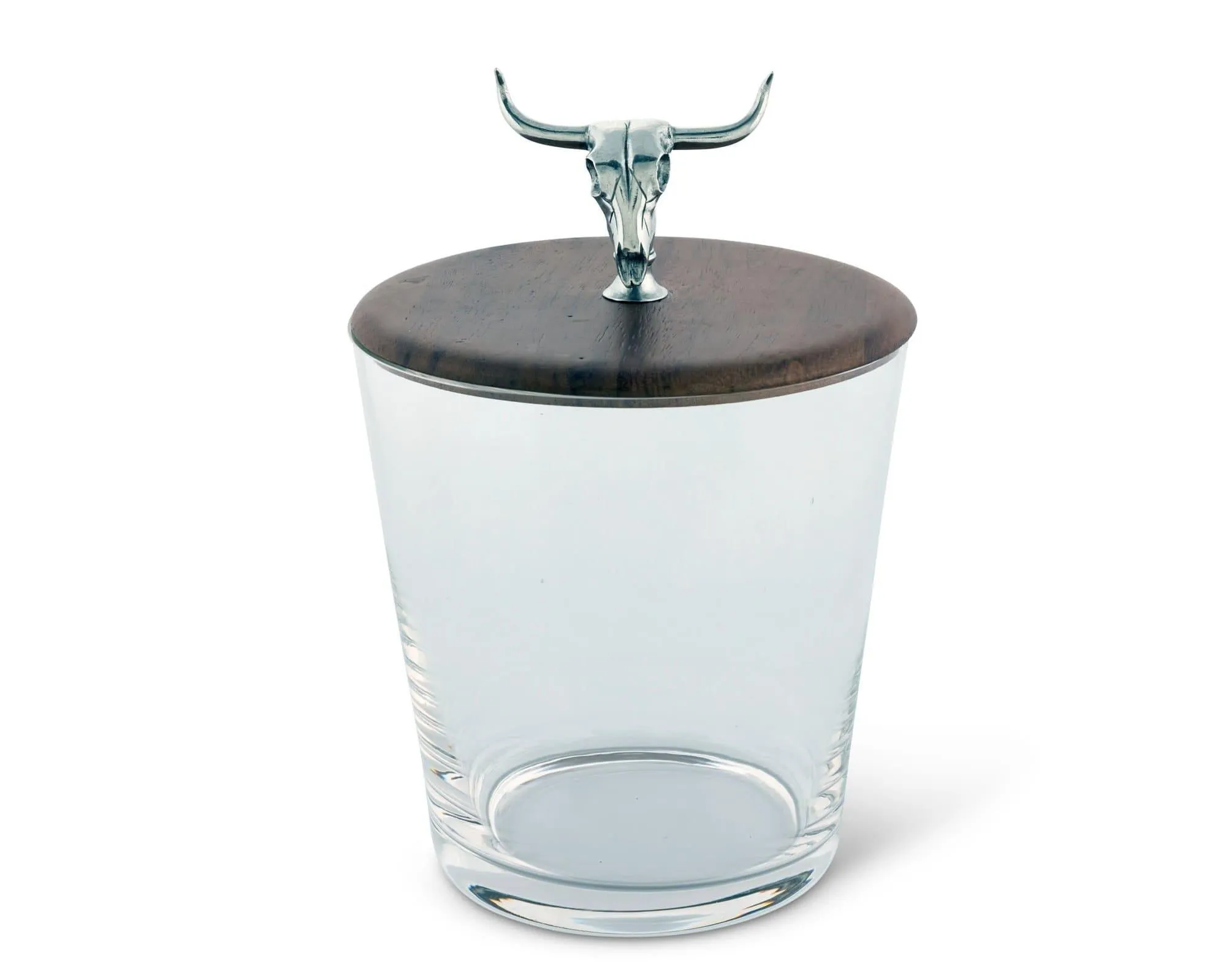 Steer Skull Glass Ice Bucket