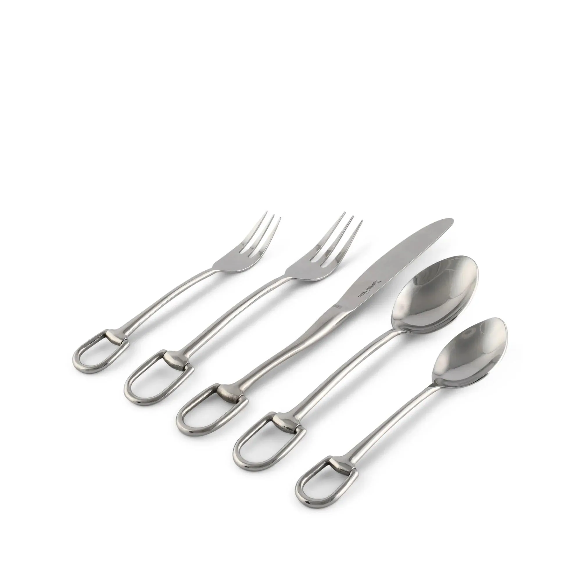 Stirrup 5 Piece Stainless Steel Flatware Set