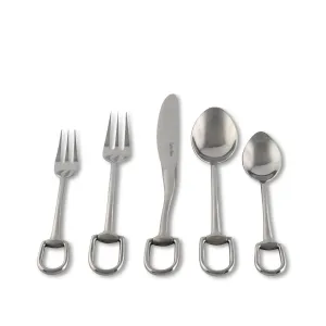 Stirrup 5 Piece Stainless Steel Flatware Set toilet seat cover, slow close seat