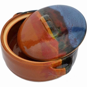 Stoneware Casserole Dish - 2 Sizes baking dish, nonstick cookware