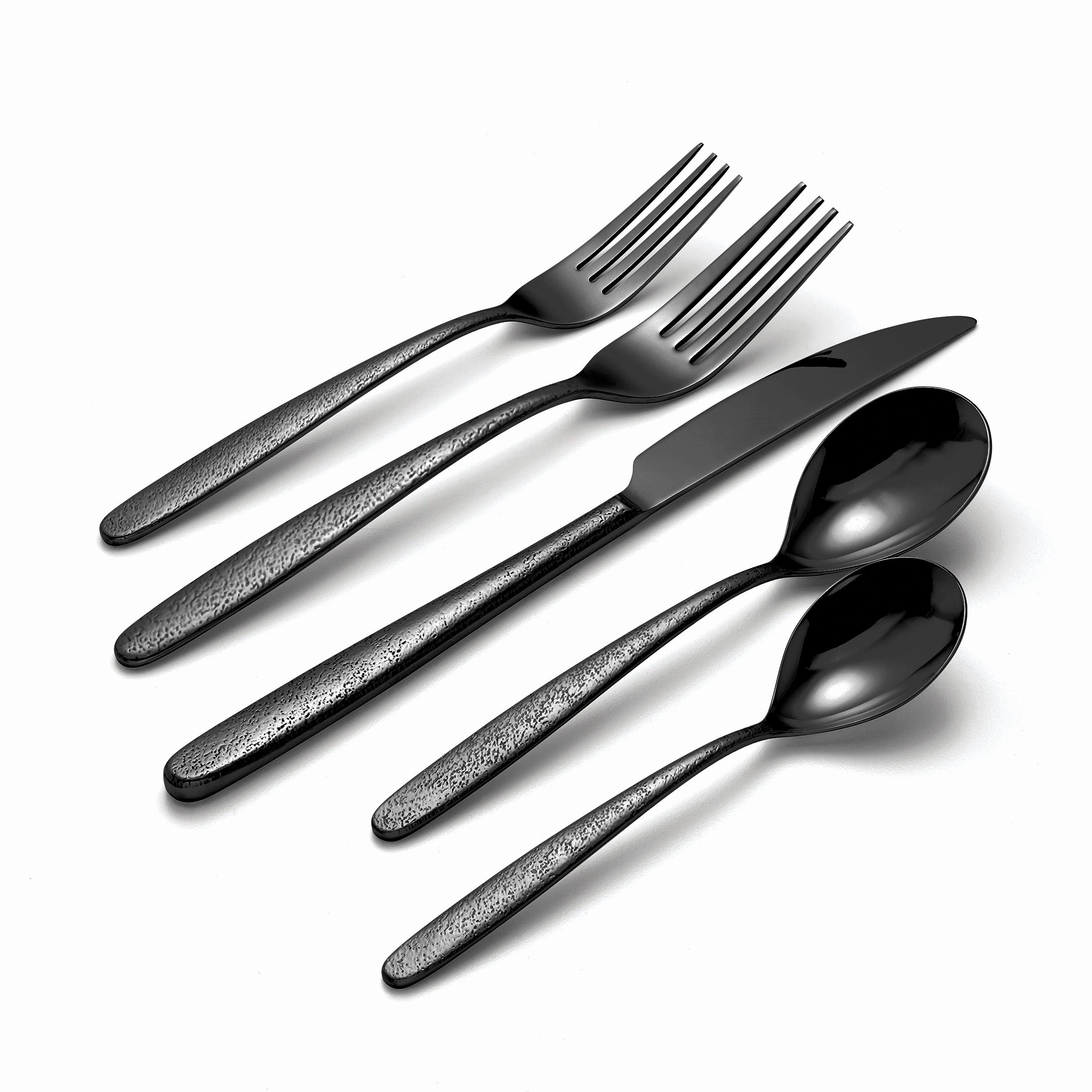 Storm Black 20 Piece Flatware Set