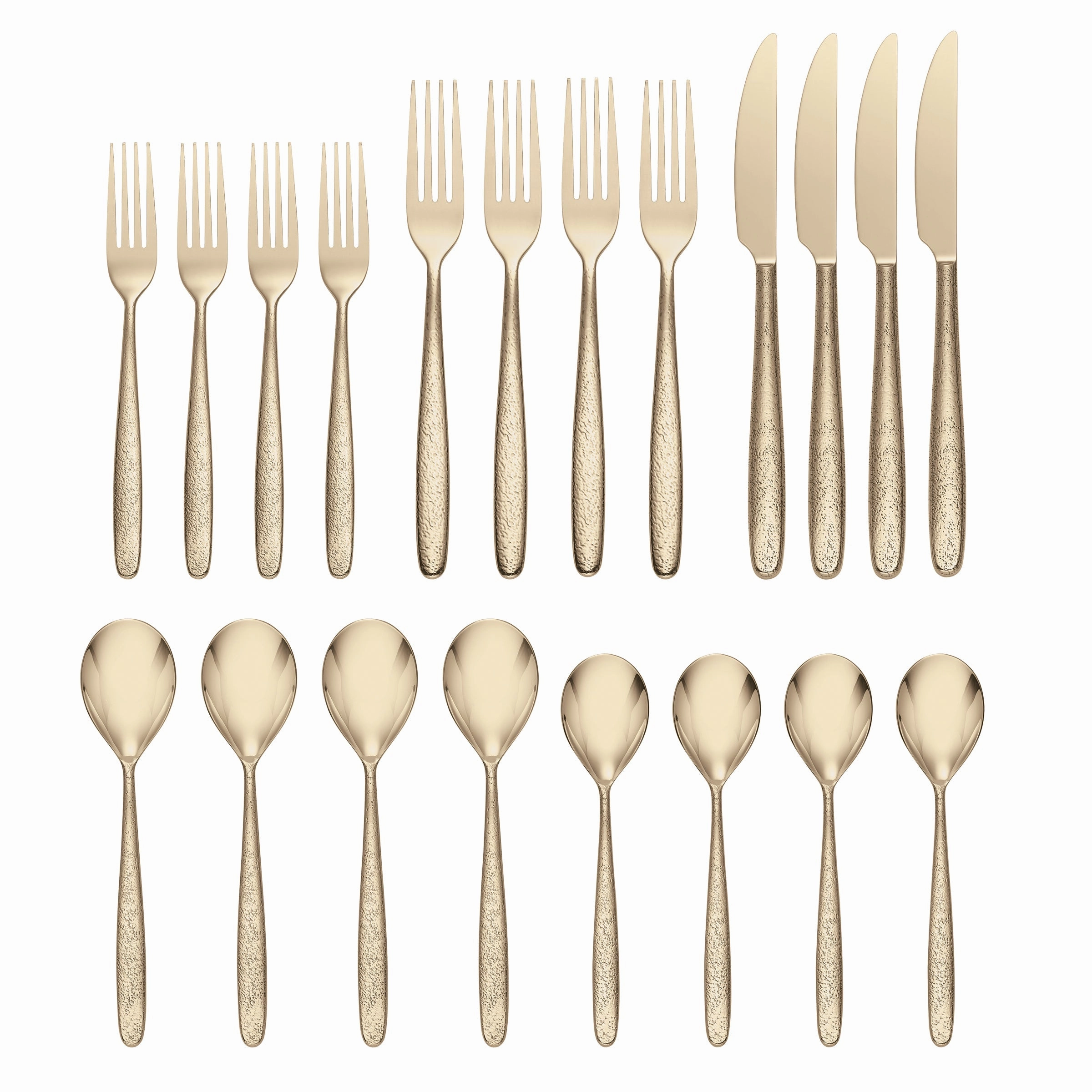 Storm Champagne 20 Piece Flatware Set