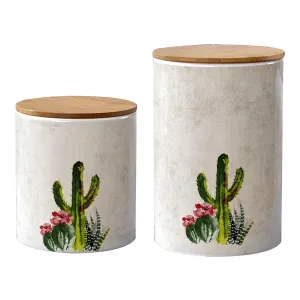 Summer Succulent Canister Set kitchen utensils, spatula set