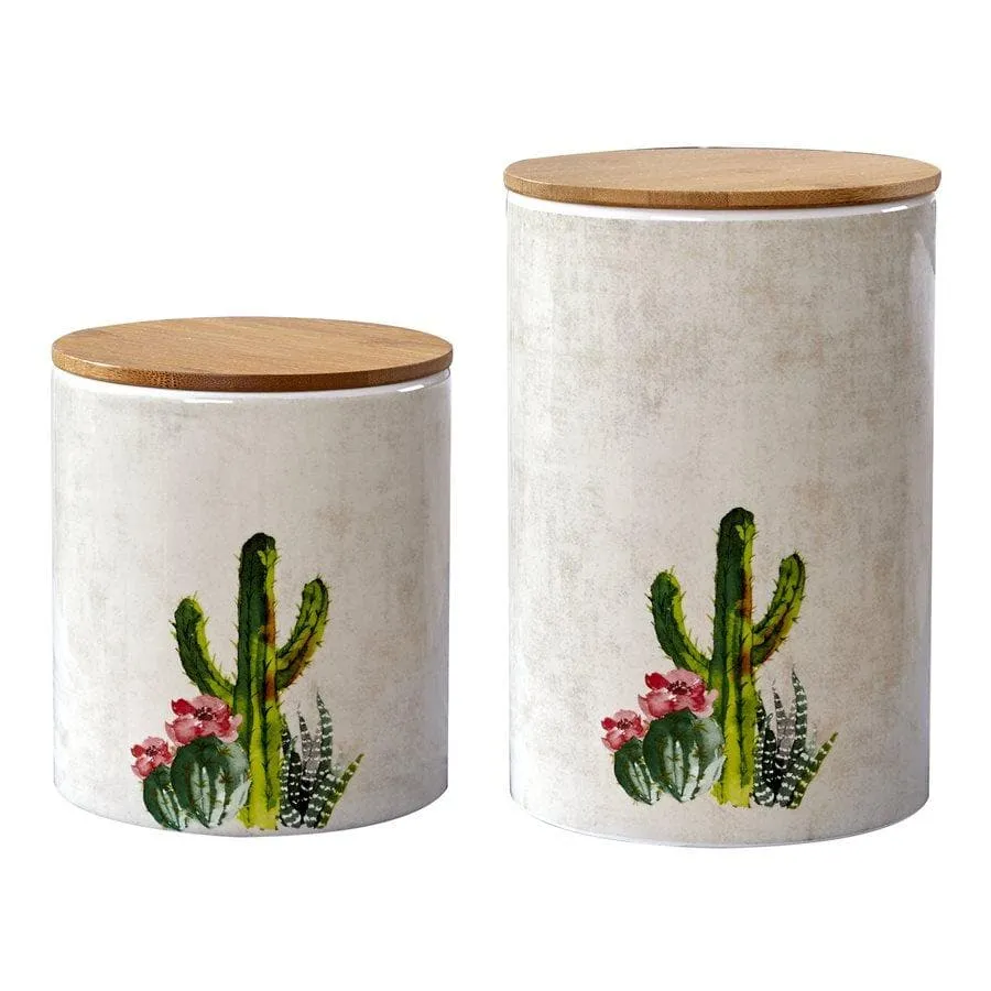 Summer Succulent Canister Set kitchen utensils, spatula set