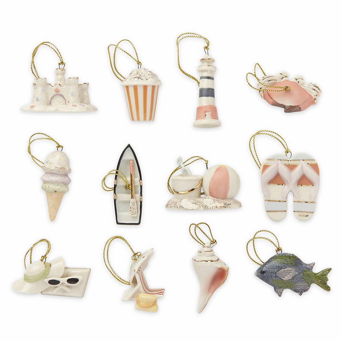 Summer 12-Piece Ornament Set