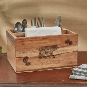 Summit Ridge Engraved Flatware Caddy toilet seat cover, slow close seat