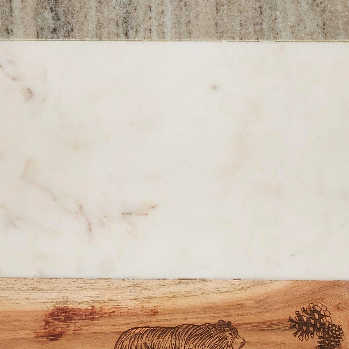 Summit Ridge Pine & Marble Cutting Board