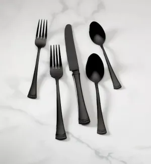 Sundance Black Flatware 20-pc toilet seat cover, slow close seat