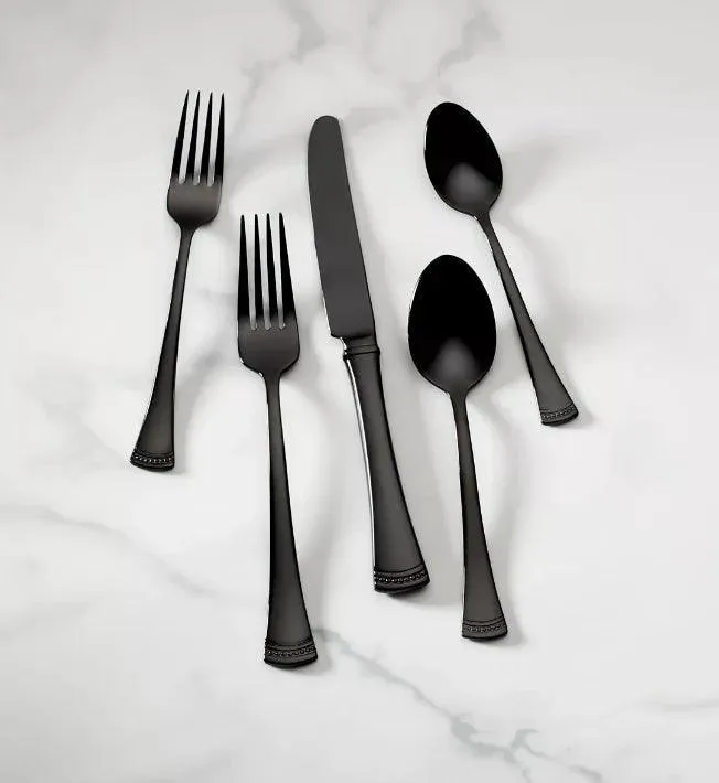 Sundance Black Flatware 20-pc toilet seat cover, slow close seat