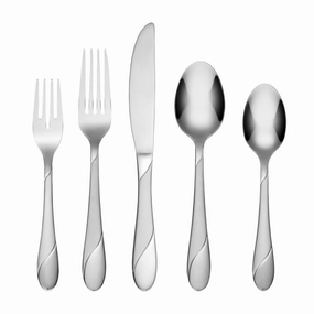 Swirl Sand 89 Piece Flatware Set