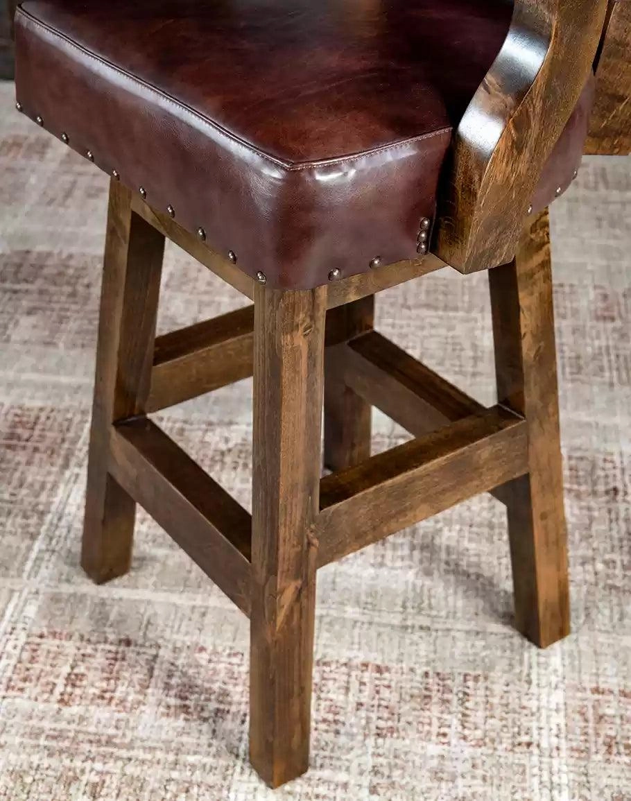 Swivel Western Bar Stool