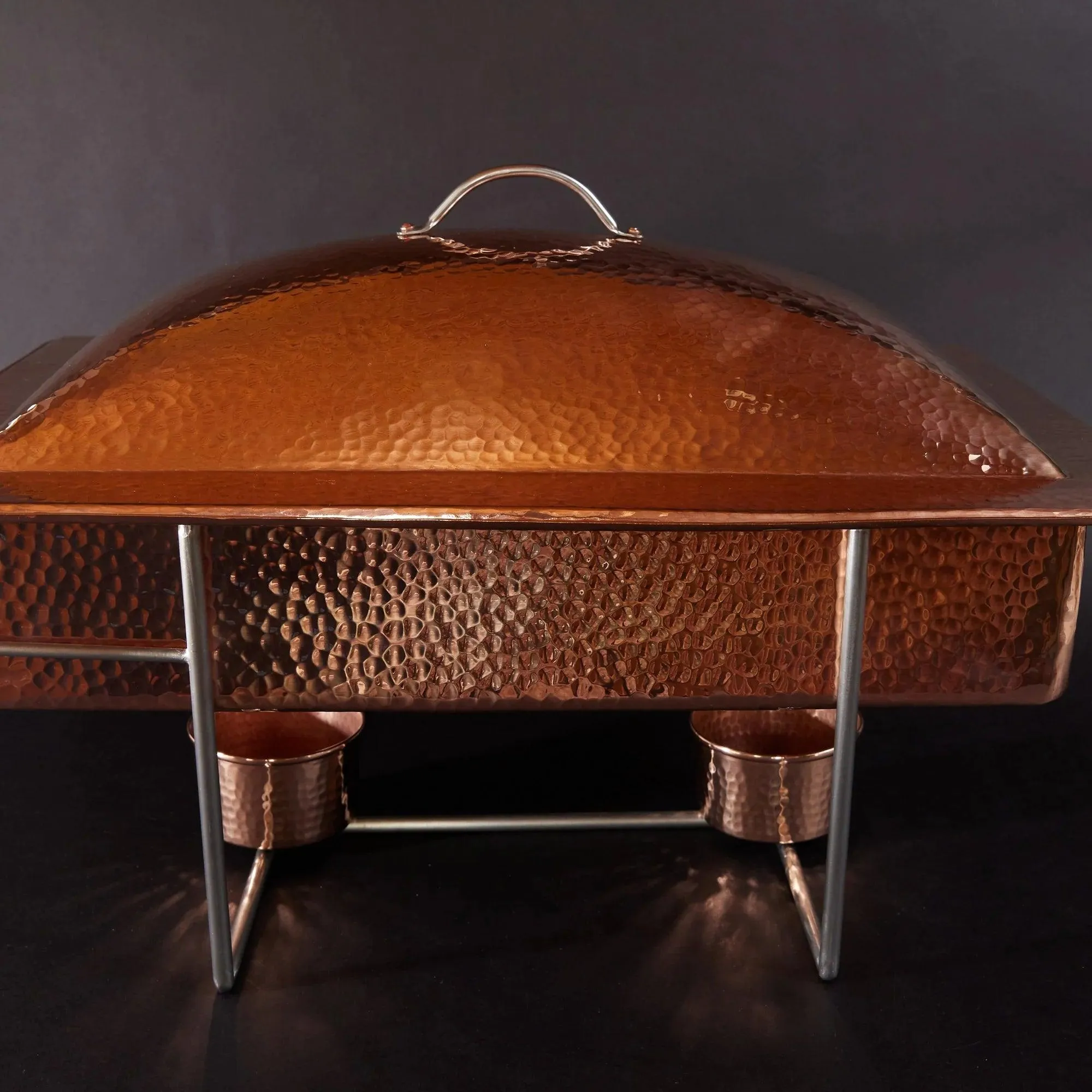 Syracuse Rectangular Copper Chafer