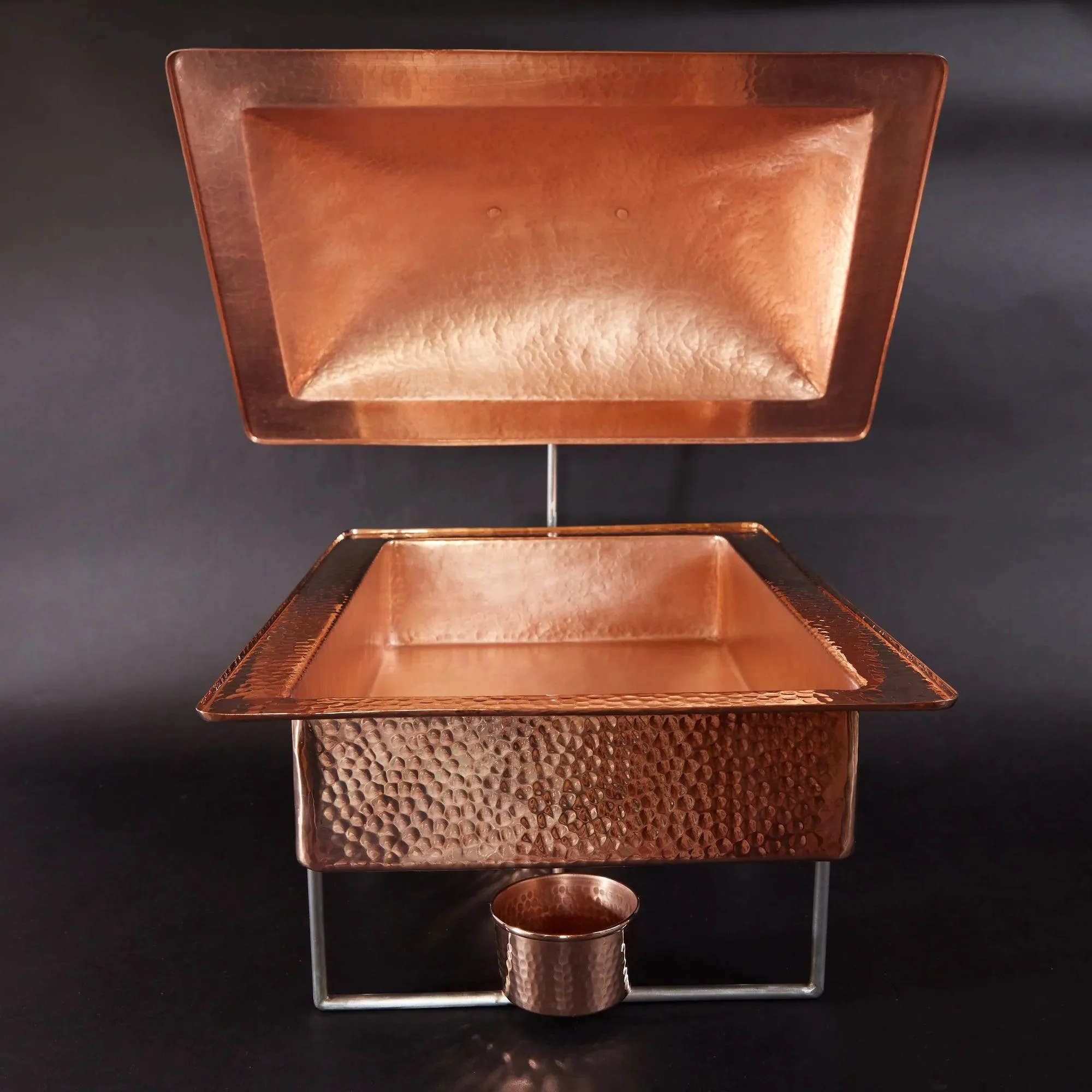 Syracuse Rectangular Copper Chafer