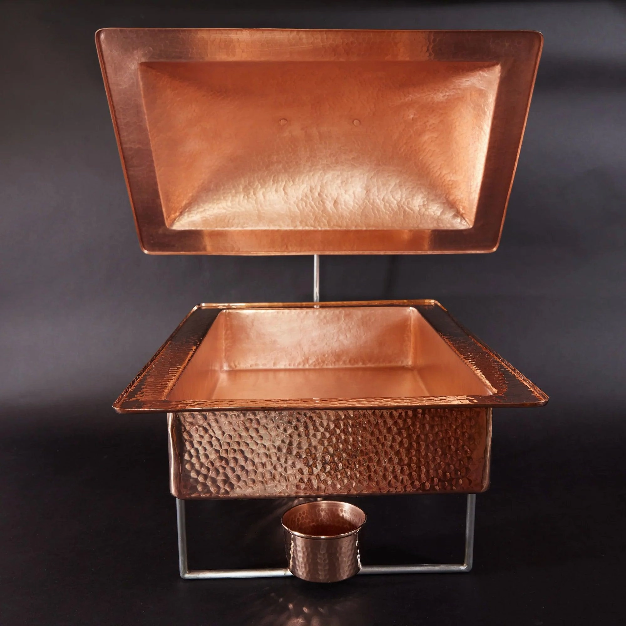 Syracuse Rectangular Copper Chafer