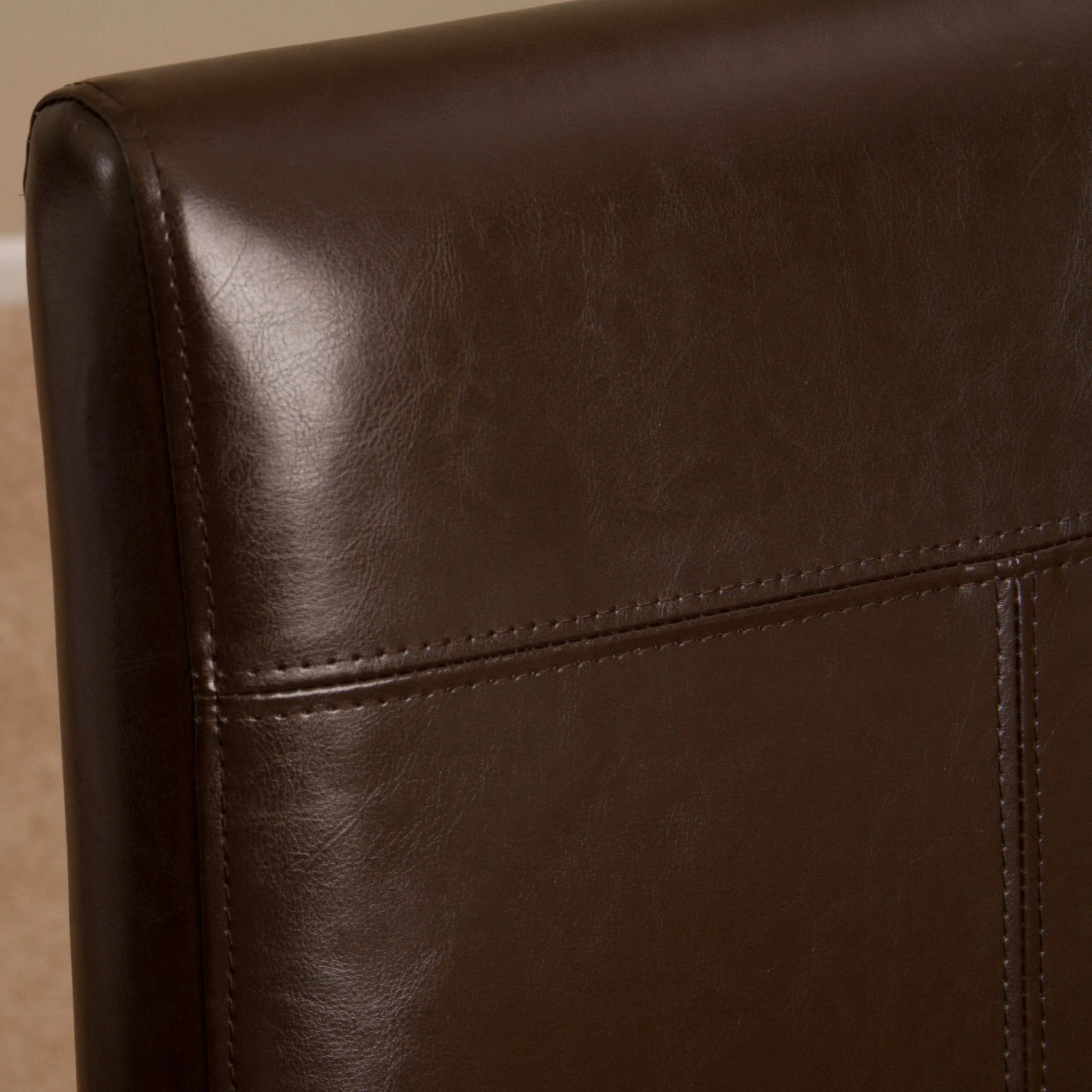 T-Stitch Leather Dining Chairs (Set of 2) - NH818812