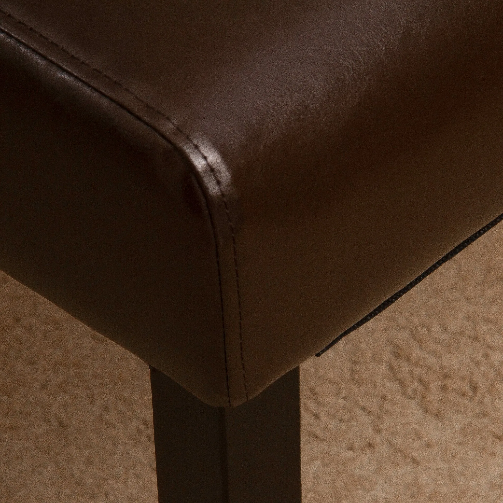 T-Stitch Leather Dining Chairs (Set of 2) - NH818812