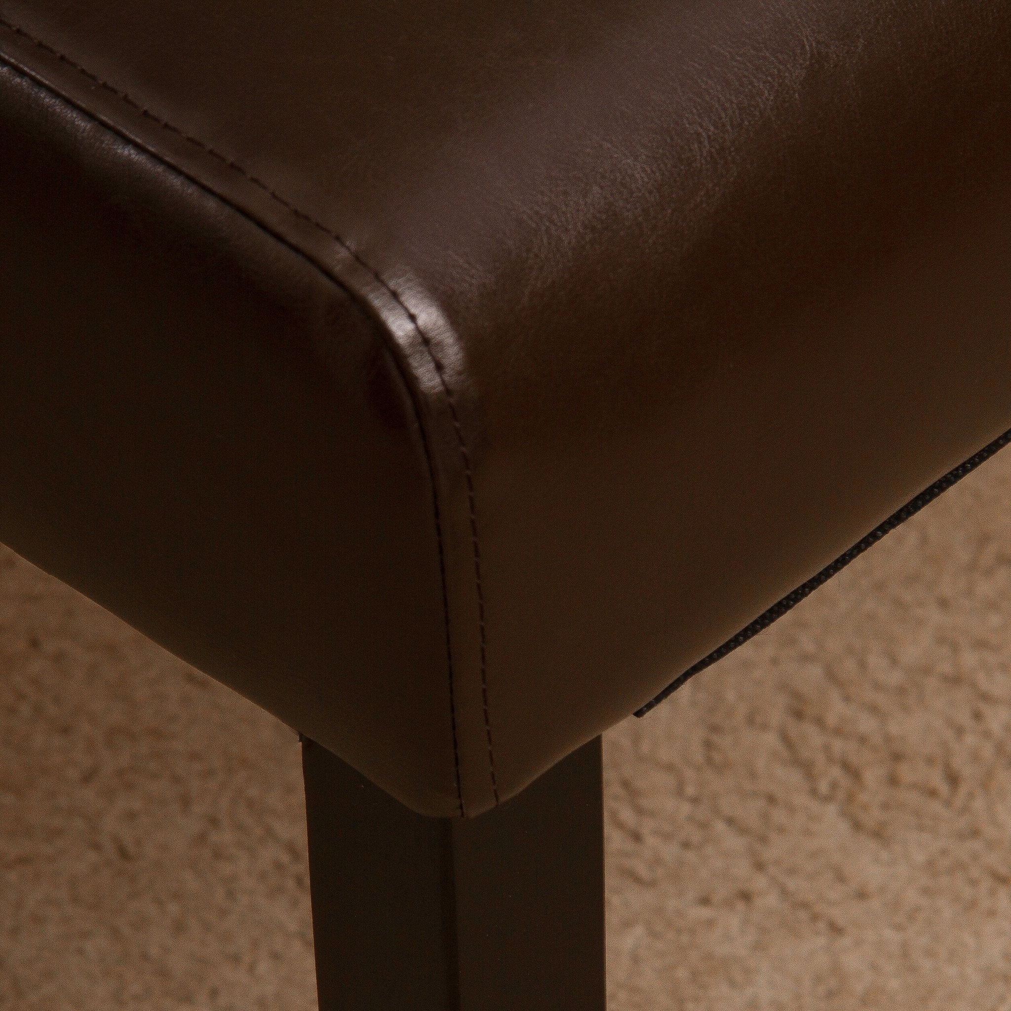 T-Stitch Leather Dining Chairs (Set of 2) - NH818812