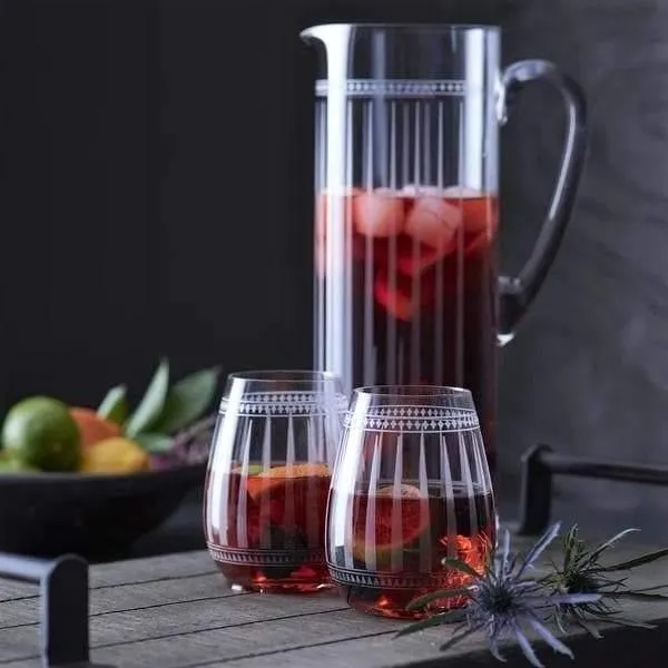 Tall Crystal Pitcher - 70 oz.