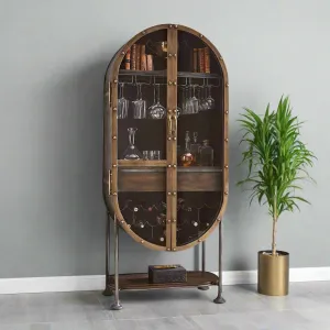 Tall Oval Industrial Bar Cabinet gaming chair, computer chair
