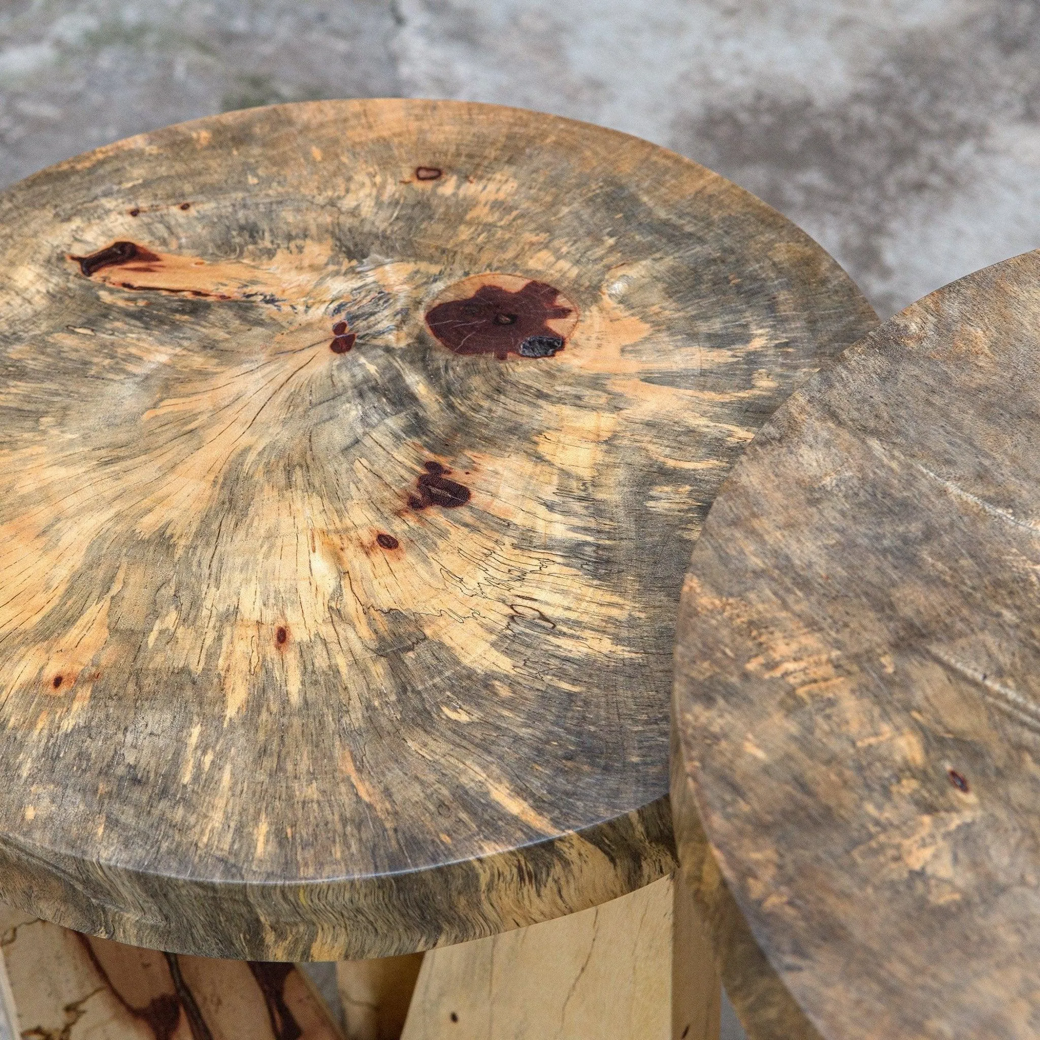 Tamarind Natural Nesting Accent Tables
