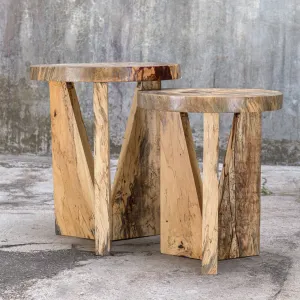 Tamarind Natural Nesting Accent Tables vanity mirror, wall mirror