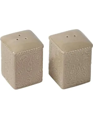 Taupe Salt & Pepper Shakers toilet seat cover, slow close seat