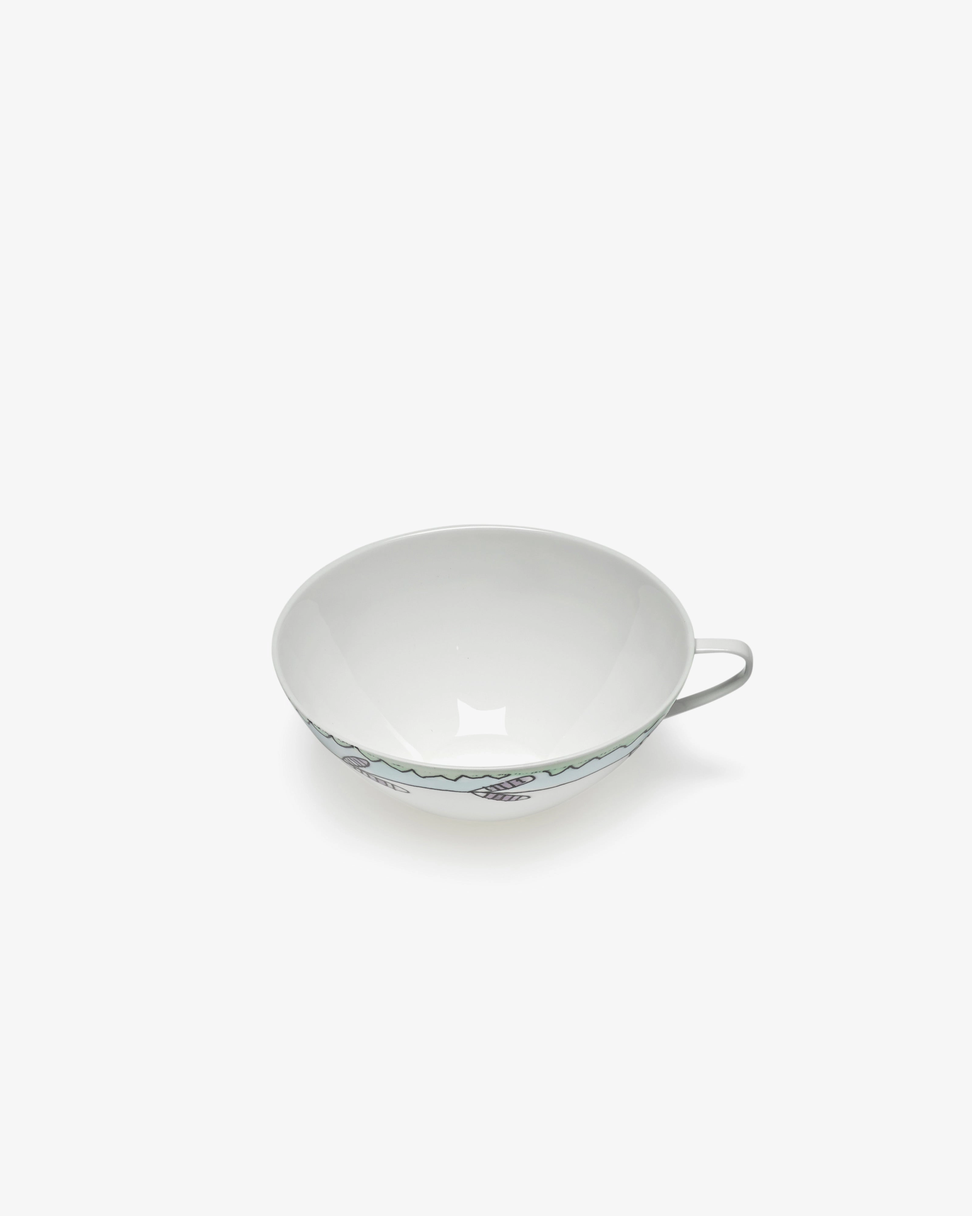 Tea cup Blossom milk Midnight Flowers