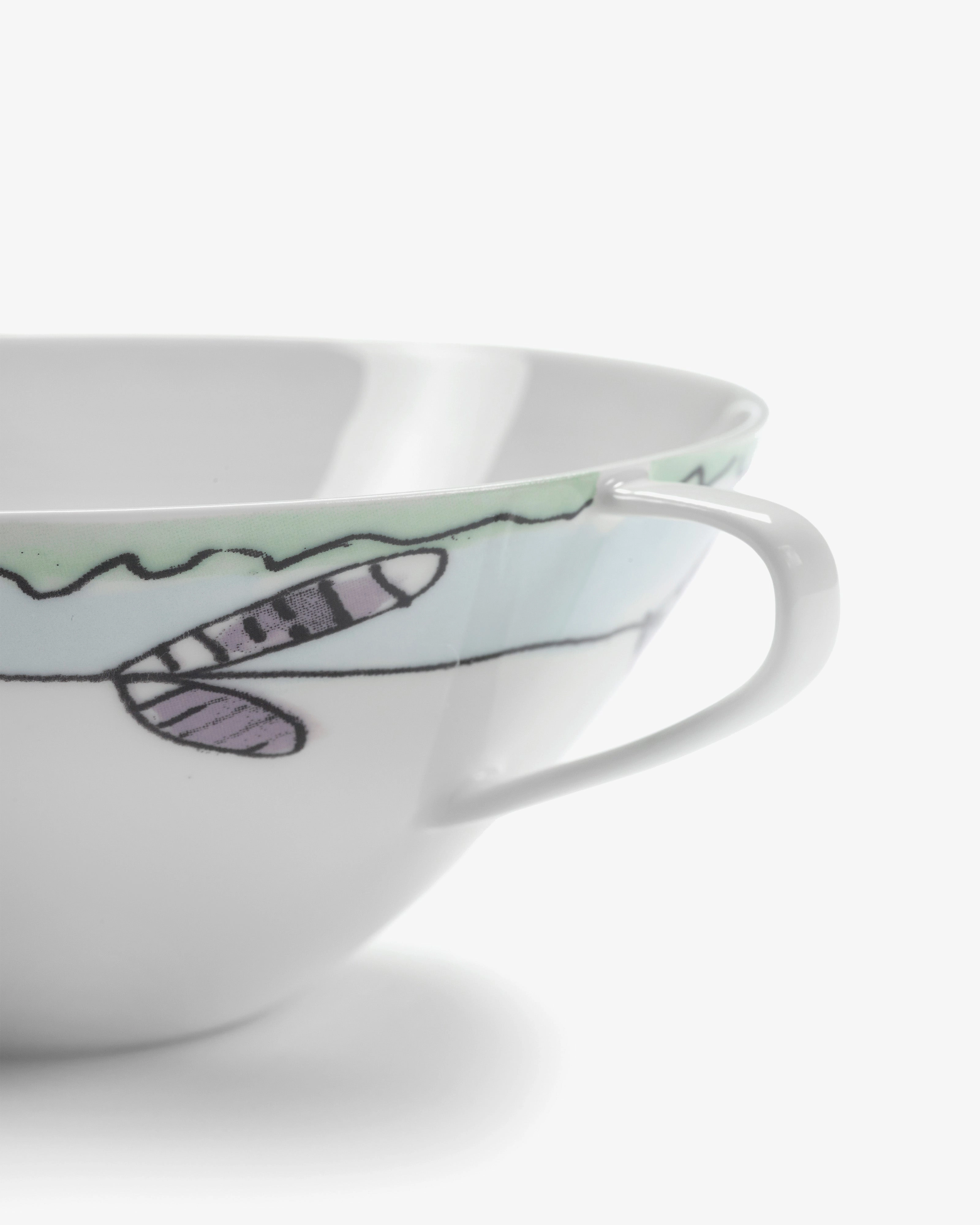 Tea cup Blossom milk Midnight Flowers
