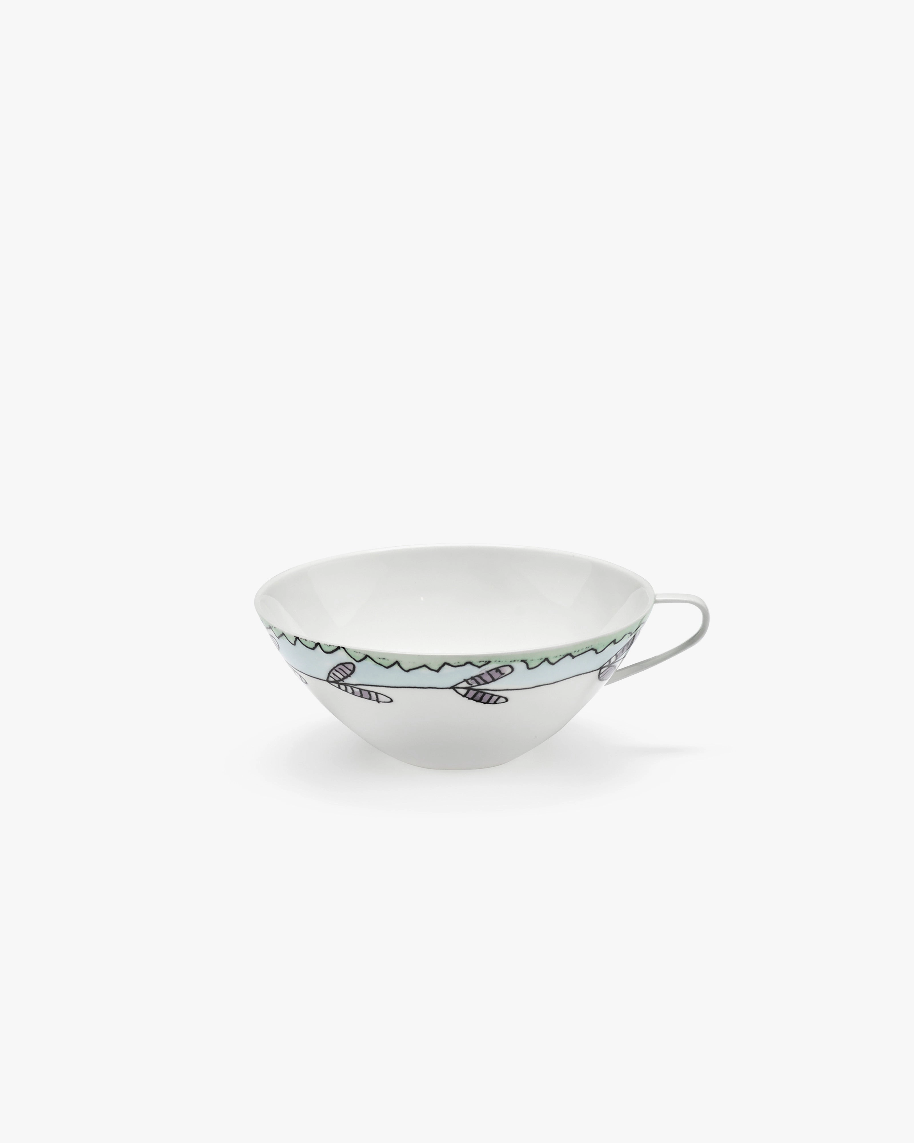 Tea cup Blossom milk Midnight Flowers