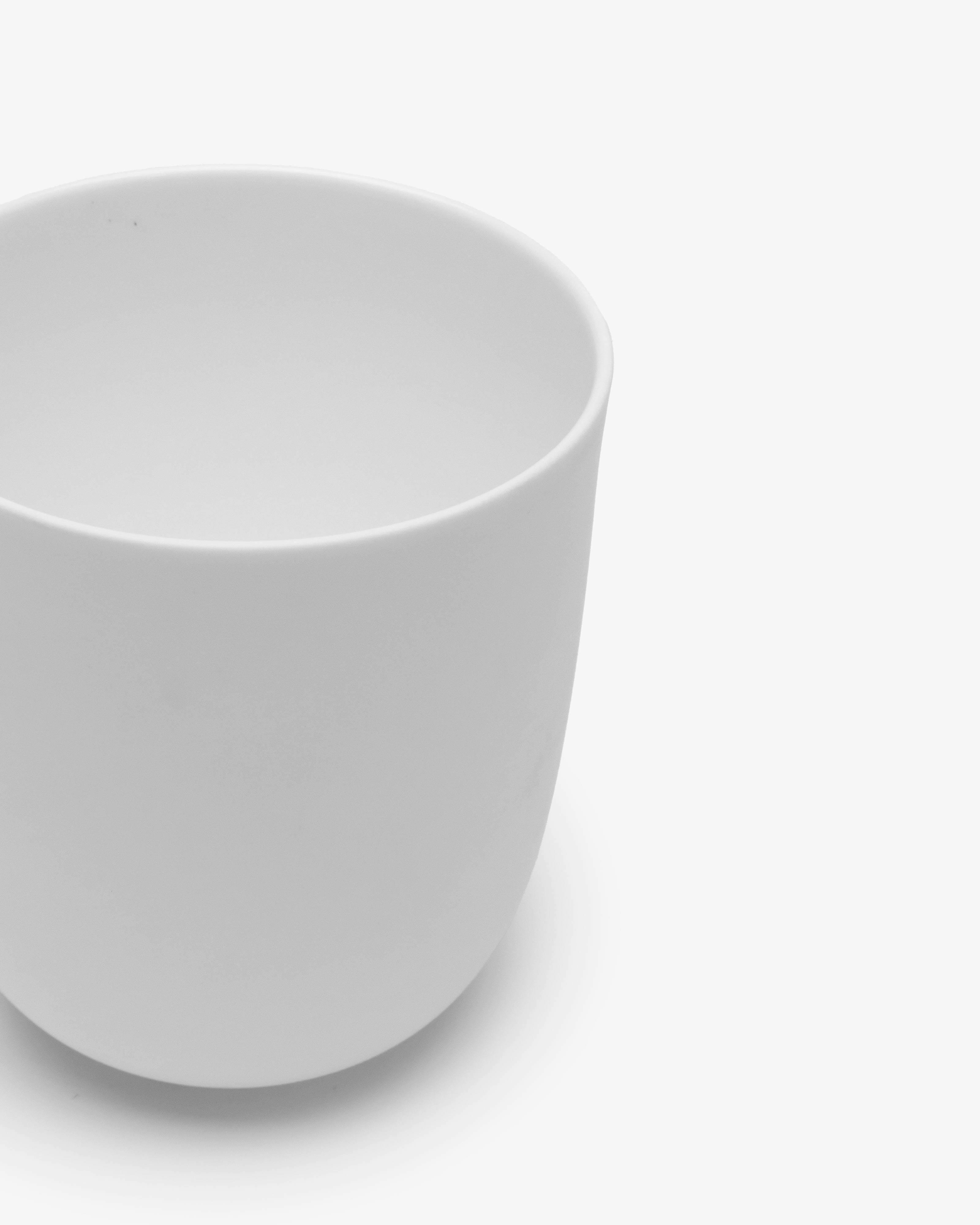 Tea cup without handle white Base