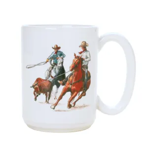 Team Roping Coffee Mug toilet seat cover, slow close seat