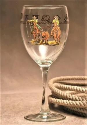 Team Roping Wine Goblet Set toilet seat cover, slow close seat