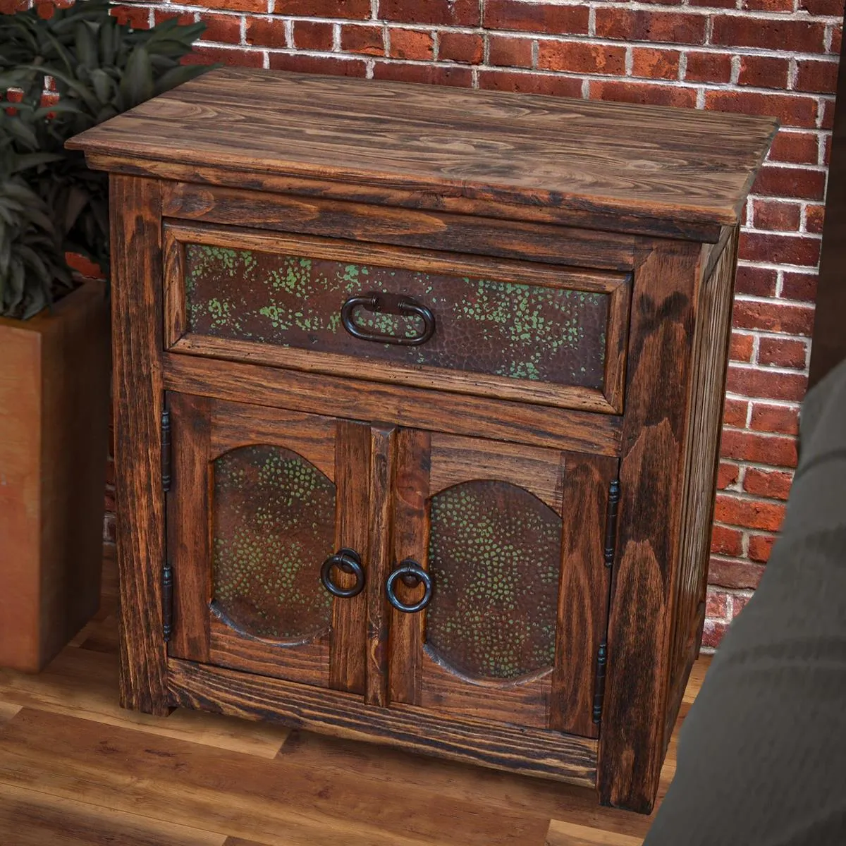 Temple Copper Nightstand