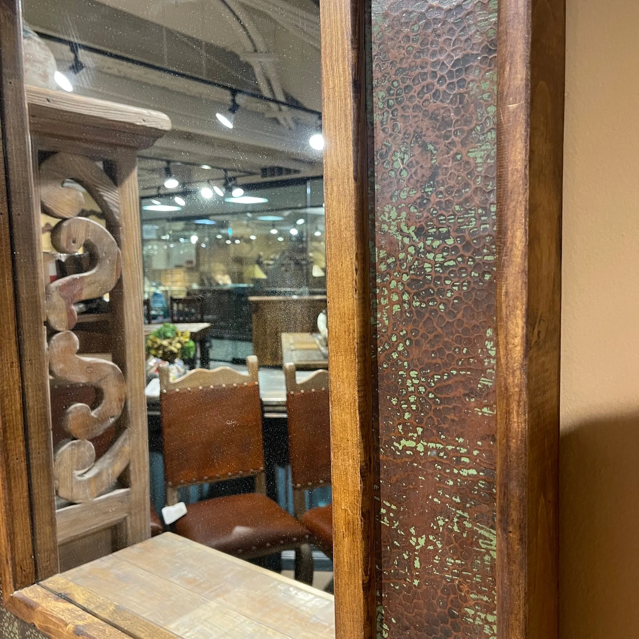 Temple Copper Wall Mirror
