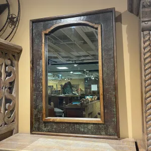 Temple Copper Wall Mirror bedroom furniture, nightstand