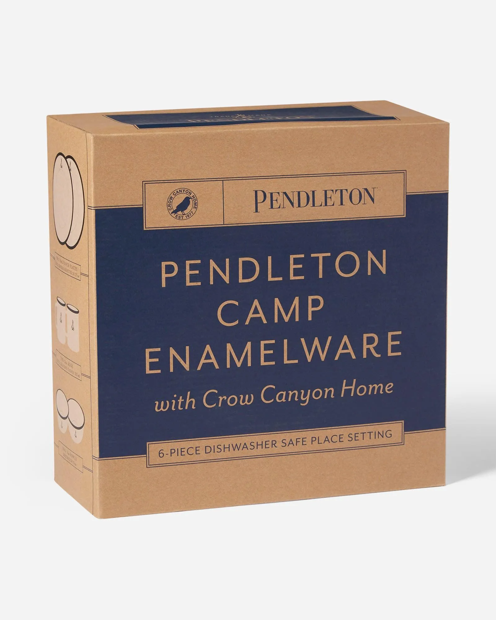 Tepee Camp Pendleton Enamelware Dishes
