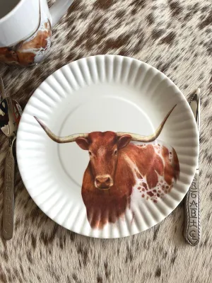 The Ranch - Western Melamine Plates toilet seat cover, slow close seat