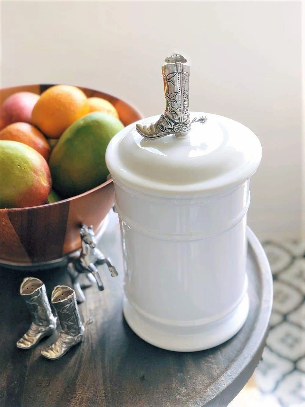 The Classic Cowboy Pewter Salt & Pepper Shakers