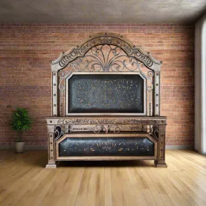 Tooled Leather Alicante Bed gaming chair, computer chair