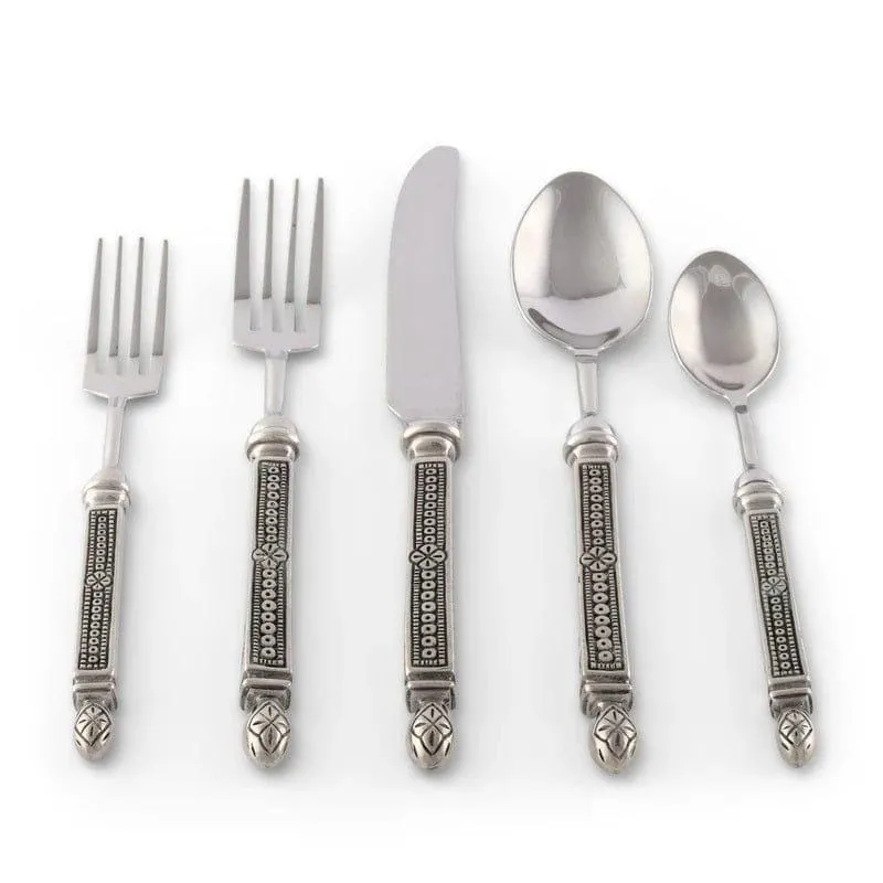 Tooled Pewter Handled Flatware toilet seat cover, slow close seat