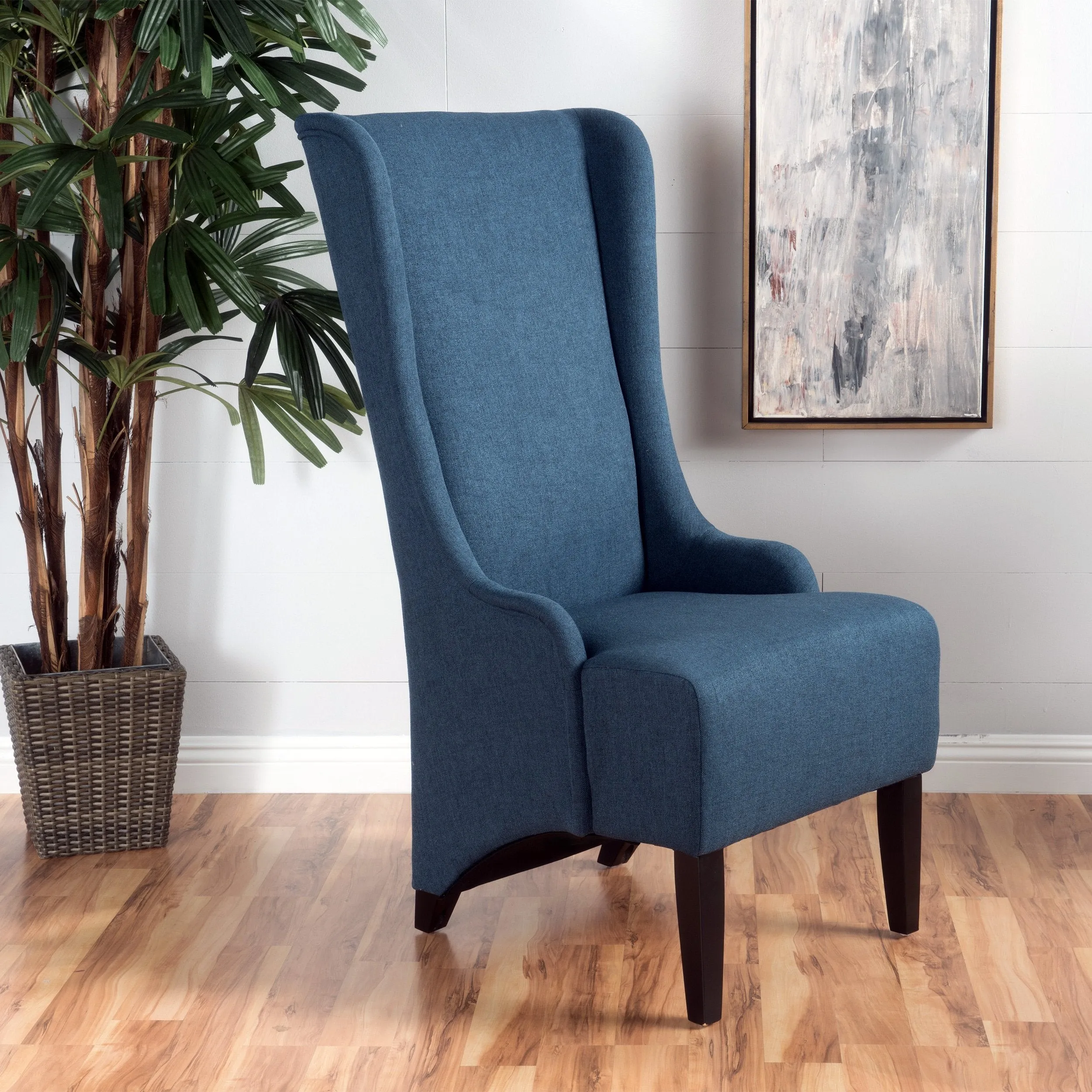 Traditional Design High Back Fabric Dining Chair - NH449992