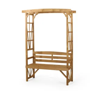 Traditional Firwood Arbor Bench - NH805313 patio chairs, outdoor seating