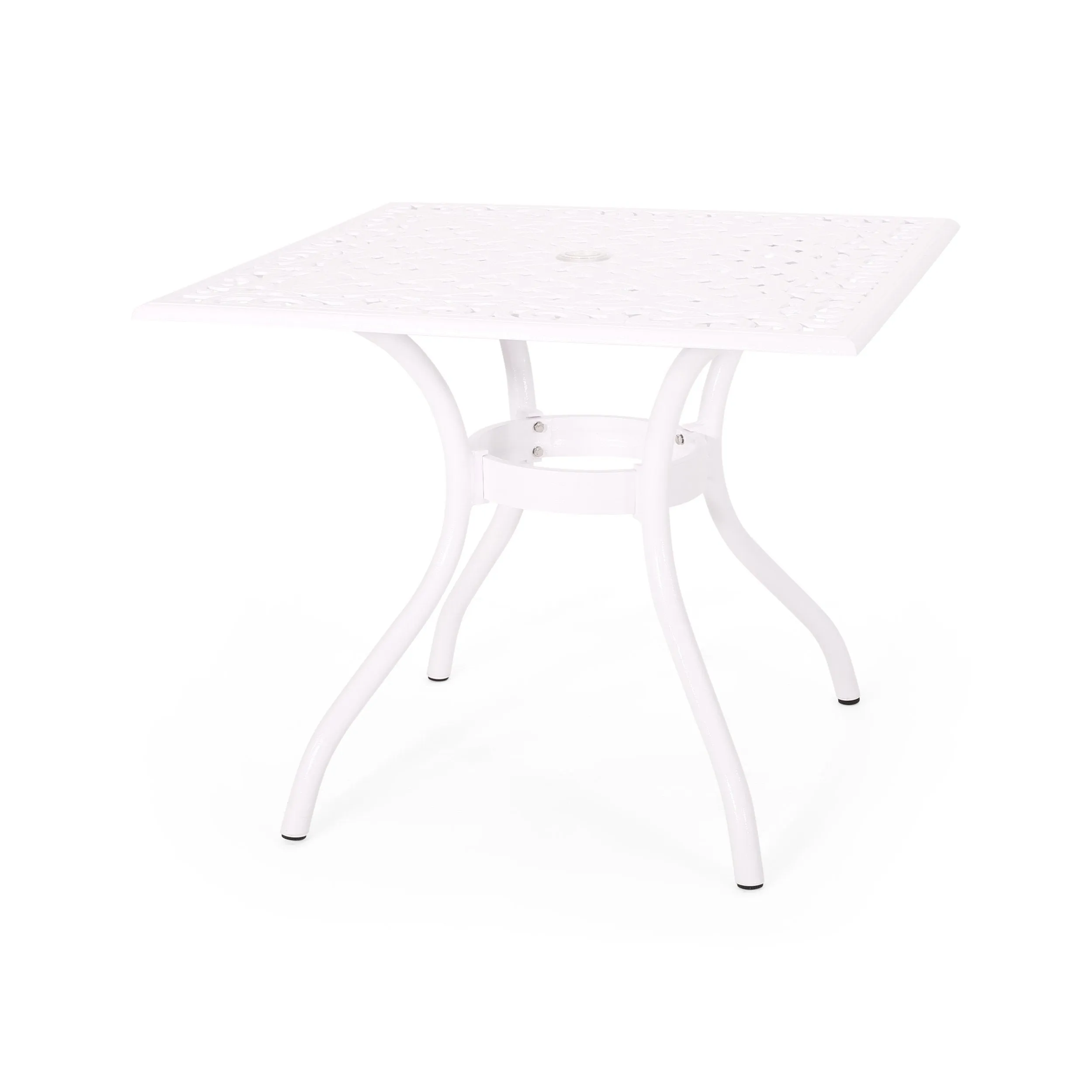 Traditional Outdoor Aluminum Square Dining Table - NH323213