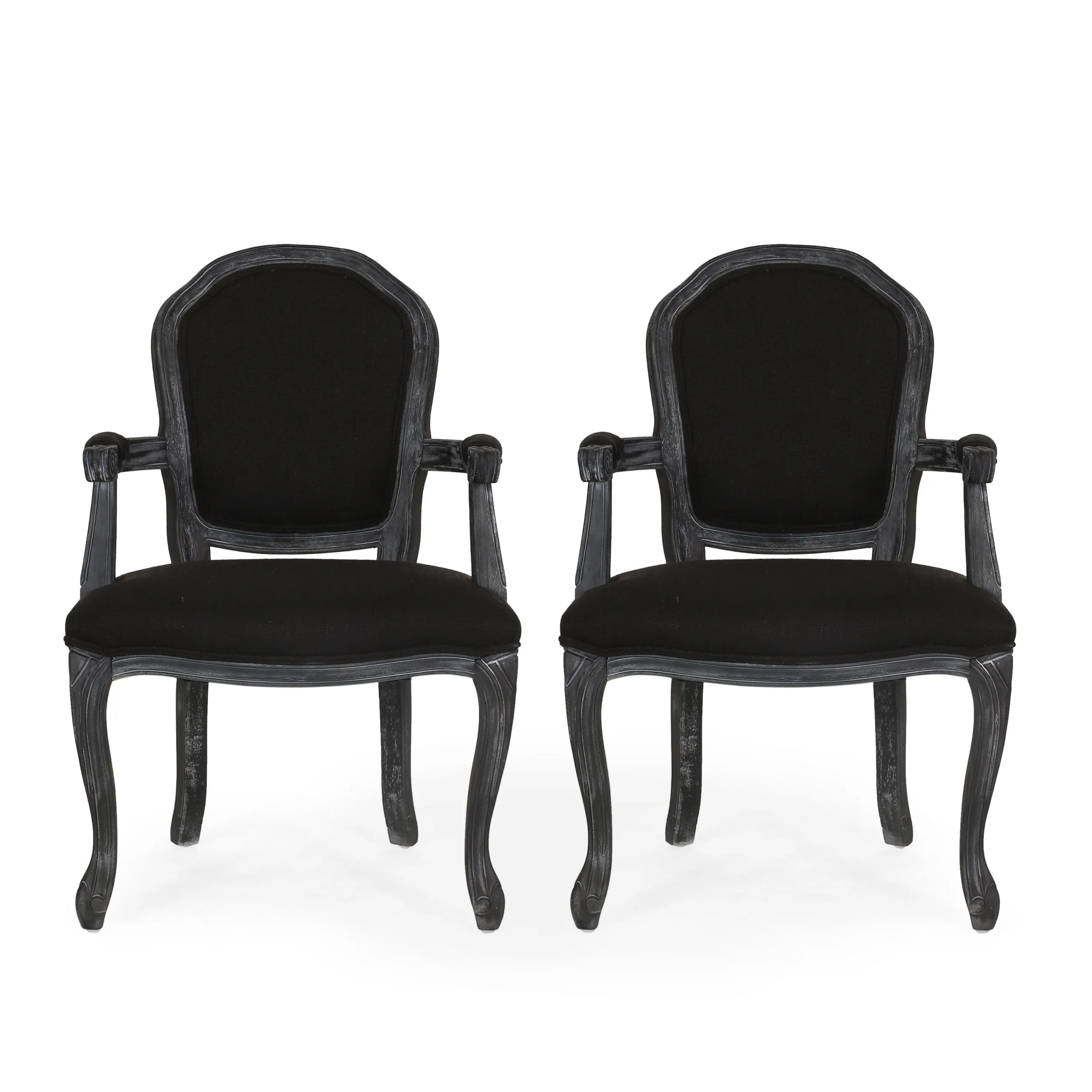 Traditional Upholstered Dining Chairs, Set of 2 - NH985413 dining table set, 6-piece dining set